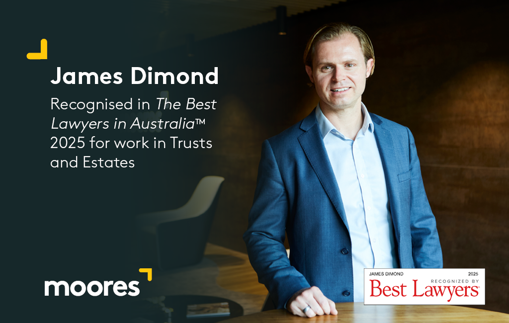 Moores recognised in 'The Best Lawyers in Australia' 2025 edition Moores